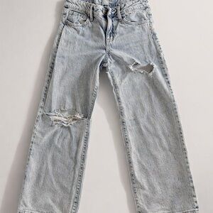 Target Light Wash Distressed Kids Jeans